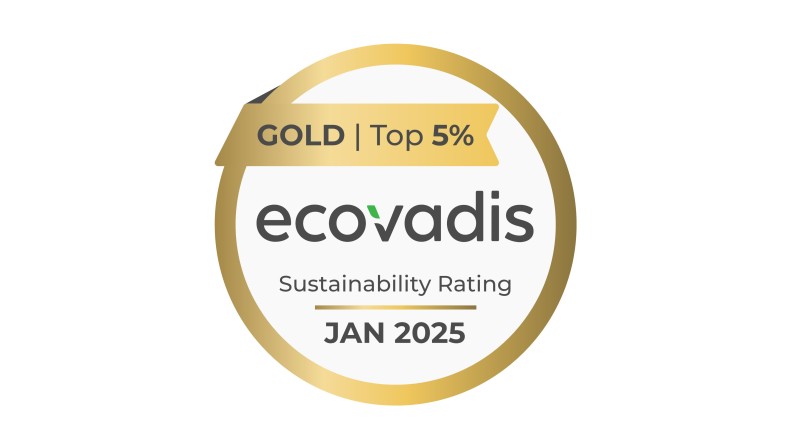 Gold medal from EcoVadis for Geberit’s sustainability management (© Geberit)